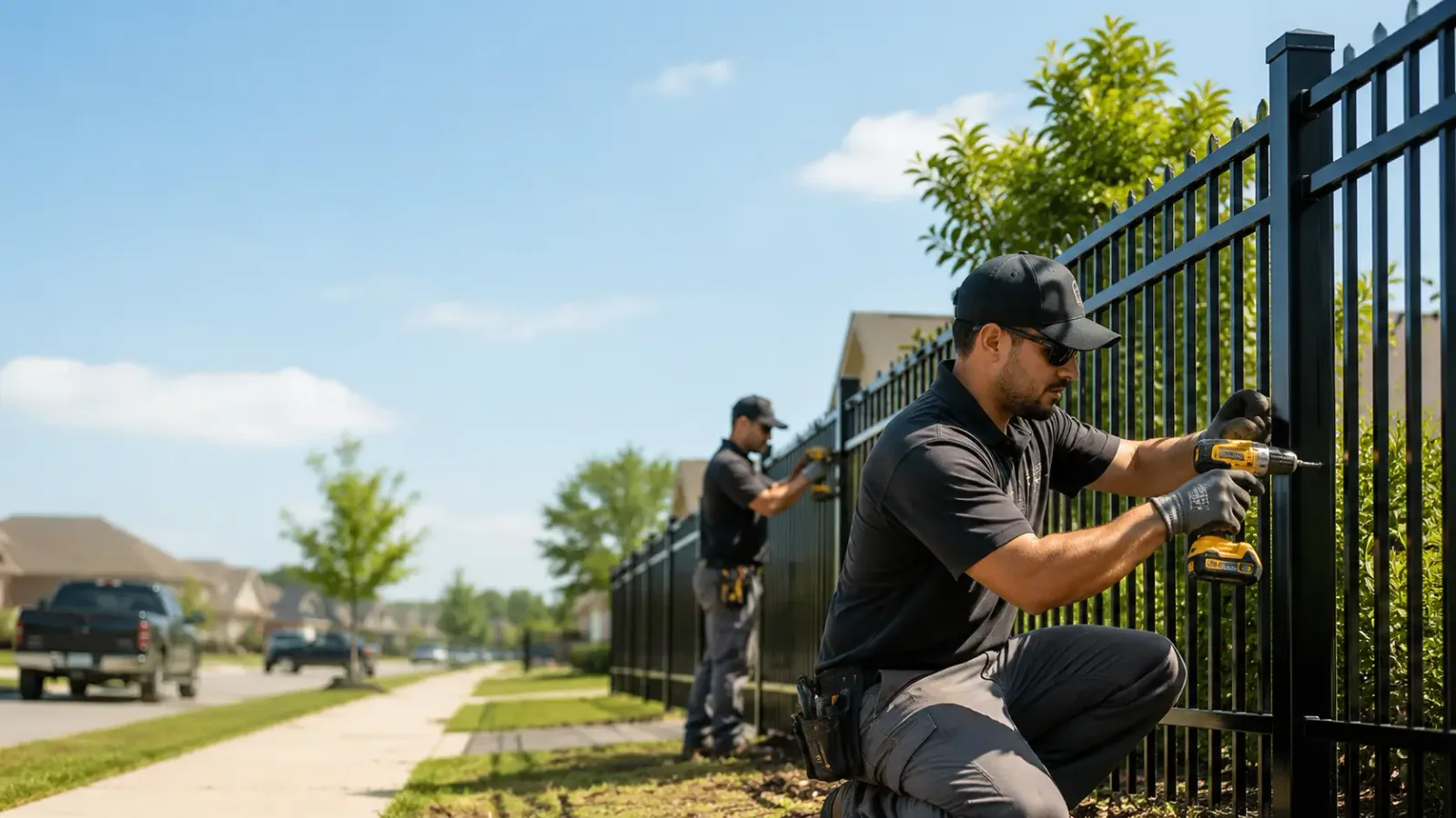 Metal Fence Installation in Flushing, OH